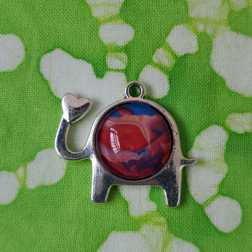 Handmade Love Elephant Pendant Necklace